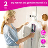 Dr.Flash Portable Garment Steamer - Fast Heating, 7 Modes & LED Display for Effortless Travel Ironing