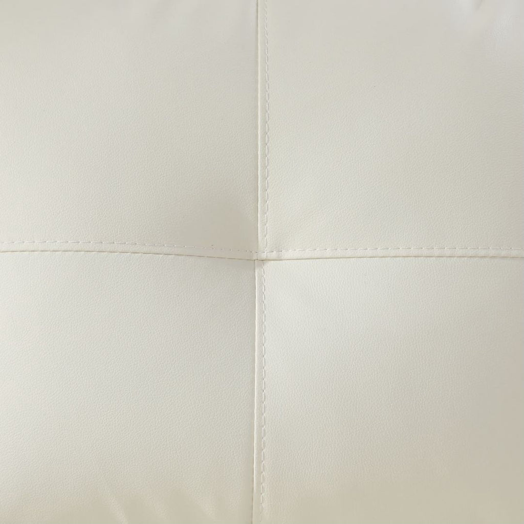 Stylish White L-Shaped Convertible Sectional Sofa for Small Spaces - Perfect for Modern Living Rooms