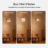 Stylish 71" Bohemian Arc Floor Lamp with RGB Color Changing LED and Magnetic Remote - Perfect for Any Room!