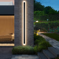 Illuminate Your Outdoors with the Modern 59" LED Wall Light in Black - Energy Efficient, Waterproof & Stylish for Patios, Porches, and More!