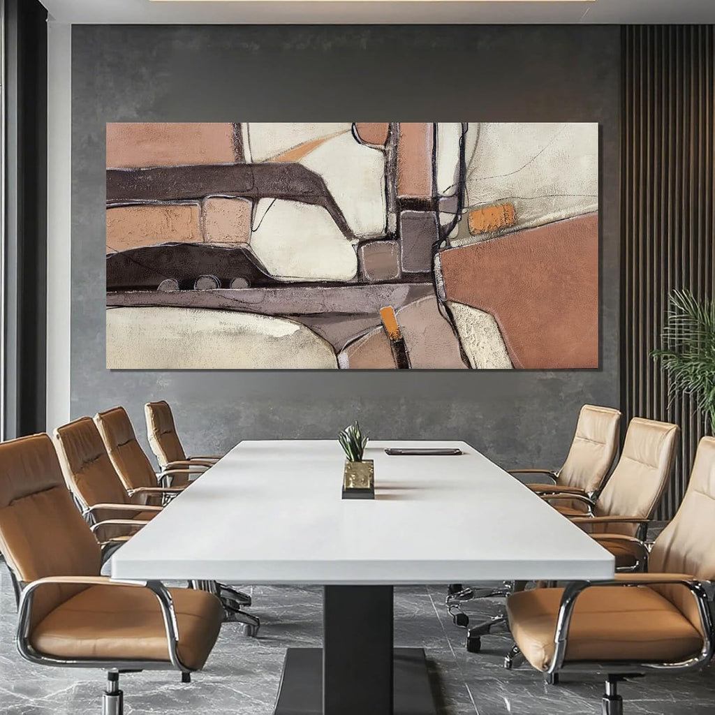 Elevate Your Space with Stunning Large Grey Abstract Canvas Art - Perfect for Living Rooms, Bedrooms, and Offices, 24" x 48"