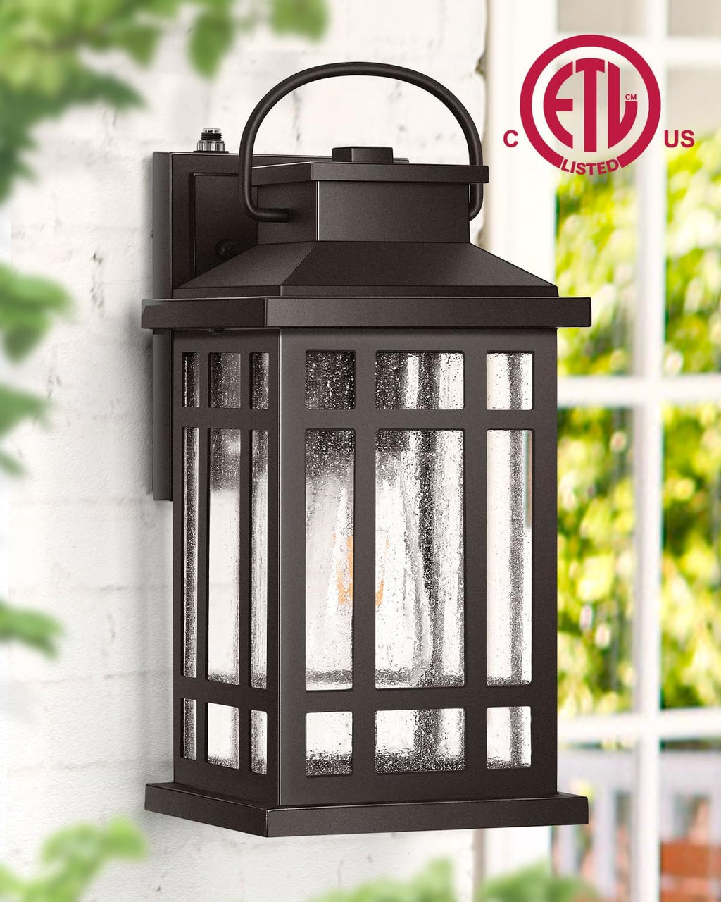 Transform Your Outdoors with OPAXIS Dusk to Dawn Modern Wall Sconce - Elegant Oil Rubbed Bronze Exterior Lighting for Patios and Garages