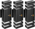Illuminate Your Outdoors: 3-Pack Dusk to Dawn Waterproof Wall Lights with Warm White LED for Stylish Porch and Patio Lighting