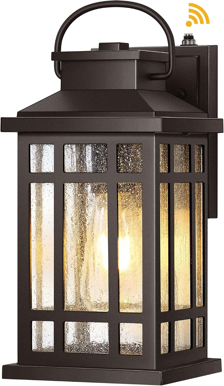 Transform Your Outdoors with OPAXIS Dusk to Dawn Modern Wall Sconce - Elegant Oil Rubbed Bronze Exterior Lighting for Patios and Garages