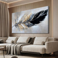 Transform Your Space with Modern Grey and Gold Abstract Canvas Wall Art - Perfect for Living Room, Bedroom, and Dining Room Decor - 24" x 48" Ready to Hang Artwork