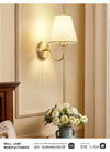Modern Fabric Wall Sconce Light