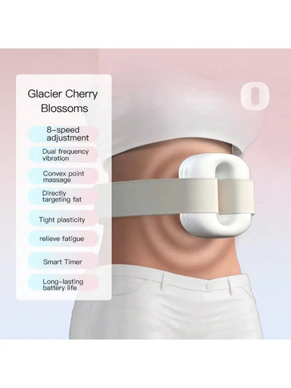Experience Ultimate Relaxation with the New Hot Compress Electric Fascia Ring Muscle Relaxation Waist Massager - USB Charging for Convenient Use