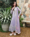 Embroidered Velvet Lawn Suit Set
