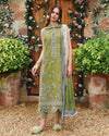 3-Pc Embroidered Lawn Suit - Ivy