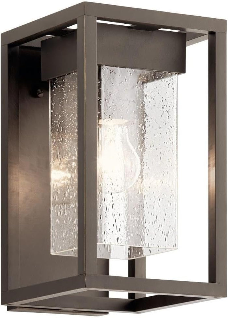 Elevate Your Outdoor Space with the Mercer 12-Inch 1 Light Wall Lantern in Olde Bronze Finish