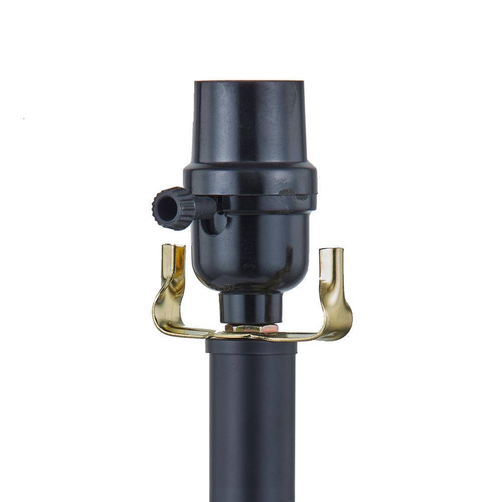 Illuminate Your Space with the 57.5 In. Black 3-Piece Traditional Dimmable Floor and Table Lamp Set - Perfect for Any Room!